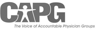 CAPG THE VOICE OF ACCOUNTABLE PHYSICIAN GROUPS logo