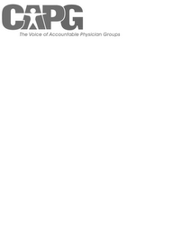 CAPG THE VOICE OF ACCOUNTABLE PHYSICIAN GROUPS logo