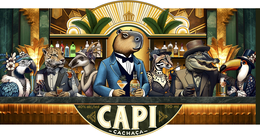 CAPI  CACHAÇA, 40% ALC./VOL, 750 ML logo