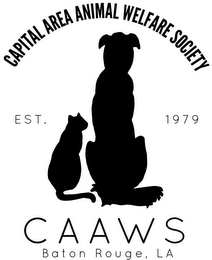 CAPITAL AREA ANIMAL WELFARE SOCIETY CAAWS BATON ROUGE, LA EST. 1979 logo