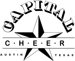 CAPITAL C · H · E · E · R AUSTIN TEXAS logo