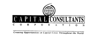 CAPITAL CONSULTANTS CORPORATION CREATING OPPORTUNITIES IN CAPITAL CITIES THROUGHOUT THE WORLD logo