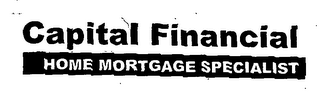 CAPITAL FINANCIAL HOME MORTGAGE SPECIALIST logo