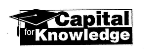 CAPITAL FOR KNOWLEDGE logo
