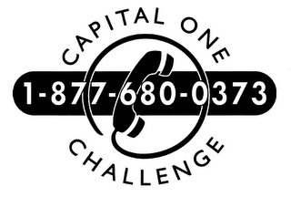 CAPITAL ONE CHALLENGE 1-877-680-0373 logo