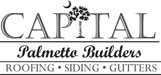 CAPITAL PALMETTO BUILDERS ROOFING · SIDING · GUTTERS logo