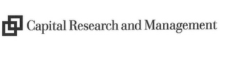 CAPITAL RESEARCH AND MANAGEMENT logo