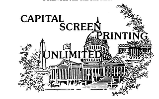 CAPITAL SCREEN PRINTING UNLIMITED logo