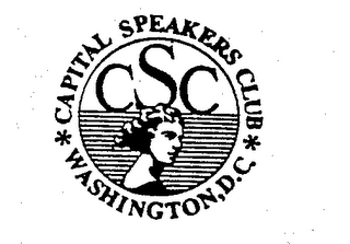 CAPITAL SPEAKERS CLUB WASHINGTON, D.C. CSC logo