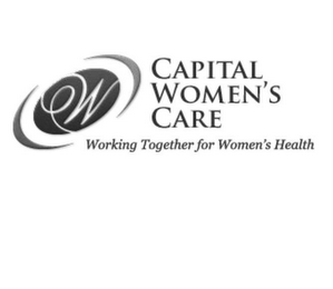 CAPITAL WOMEN'S CARE WORKING TOGETHER FOR WOMEN'S HEALTH W logo