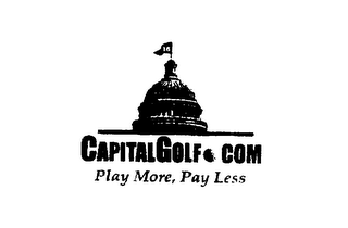 CAPITALGOLF.COM PLAY MORE, PAY LESS logo