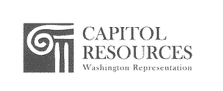 CAPITOL RESOURCES WASHINGTON REPRESENTATION logo