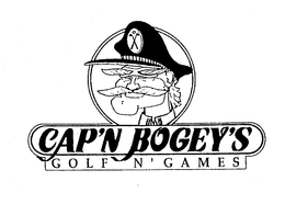 CAP'N BOGEY'S GOLF N' GAMES logo