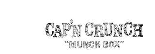 CAP'N CRUNCH "MUNCH BOX." logo