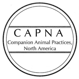 CAPNA COMPANION ANIMAL PRACTICES, NORTH AMERICA logo