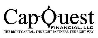 CAPQUEST FINANCIAL LLC THE RIGHT CAPITAL, THE RIGHT PARTNERS, THE RIGHT WAY logo