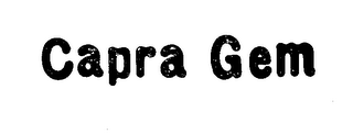 CAPRA GEM logo