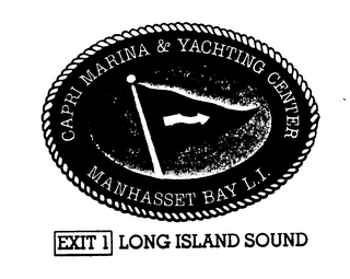 CAPRI MARINA & YACHTING CENTER MANHASSET BAY L.I. EXIT 1 LONG ISLAND SOUND logo