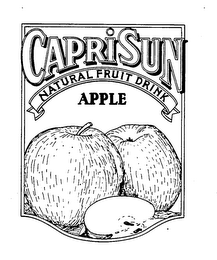 CAPRI SUN NATURAL FRUIT DRINK APPLE logo