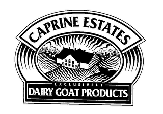 CAPRINE ESTATES EXCLUSIVELY DAIRY GOAT PRODUCTS logo