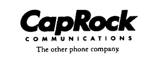 CAPROCK COMMUNICATIONS THE OTHER PHONE COMPANY logo