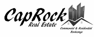 CAPROCK REAL ESTATE COMMERCIAL & RESIDENTIAL BROKERAGE logo