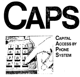 CAPS CAPITAL ACCESS BY PHONE SYSTEM logo