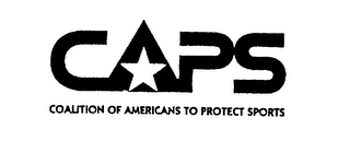 CAPS COALITION OF AMERICANS TO PROTECT SPORTS logo