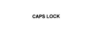 CAPS LOCK logo