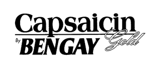 CAPSAICIN GOLD BY BENGAY logo