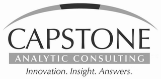 CAPSTONE ANALYTIC CONSULTING. INNOVATION. INSIGHT. ANSWERS. logo