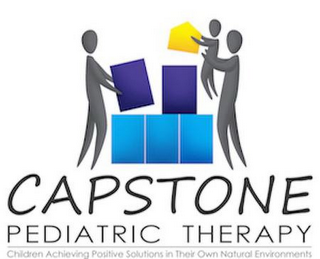 CAPSTONE PEDIATRIC THERAPY CHILDREN ACHIEVING POSITIVE SOLUTIONS IN THEIR OWN NATURAL ENVIRONMENTS logo
