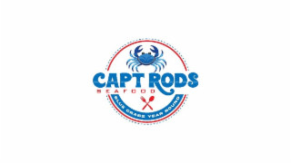 CAPT RODS SEAFOOD BLUE CRABS YEAR ROUND logo
