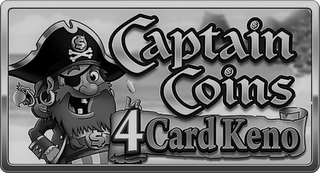 CAPTAIN COINS 4 CARD KENO logo