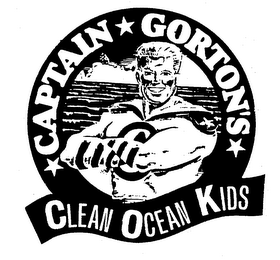 CAPTAIN GORTON'S CLEAN OCEAN KIDS logo