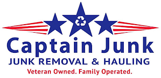 CAPTAIN JUNK JUNK REMOVAL & HAULING VETERAN OWNED. FAMILY OPERATED. logo