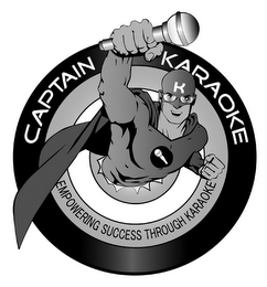 CAPTAIN KARAOKE EMPOWERING SUCCESS THROUGH KARAOKE K logo