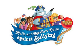 CAPTAIN MCFINN AND FRIENDS, MALLS AND RETAILERS UNITE AGAINST BULLYING logo