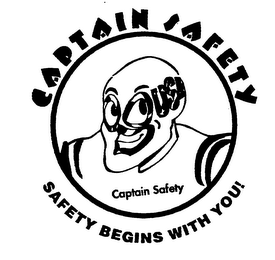 CAPTAIN SAFETY SAFETY BEGINS WITH YOU logo