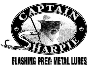 CAPTAIN SHARPIE FLASHING PREY: METAL LURES logo