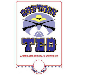 CAPTAIN TED AMERICAN LONG GRAIN WHITE RICE PRODUCT OF THE USA logo