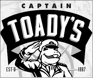 CAPTAIN TOADY'S EST'D 1987 logo