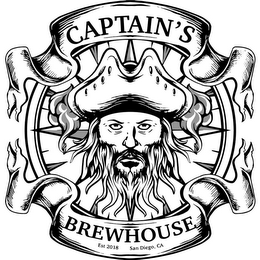 CAPTAIN'S BREWHOUSE EST 2018 SAN DIEGO,CA logo