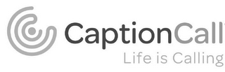 CAPTIONCALL LIFE IS CALLING logo