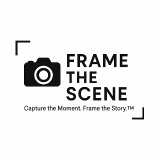 CAPTURE THE MOMENT. FRAME THE STORY.TM FRAME THE SCENE logo