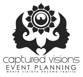 CAPTURED VISIONS EVENT PLANNING WHERE VISIONS BECOME REALITY logo