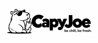 CAPYJOE BE CHILL, BE FRESH. logo
