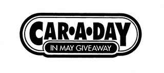 CAR-A-DAY IN MAY GIVEAWAY logo