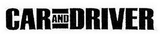 CAR AND DRIVER logo