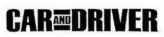 CAR AND DRIVER logo